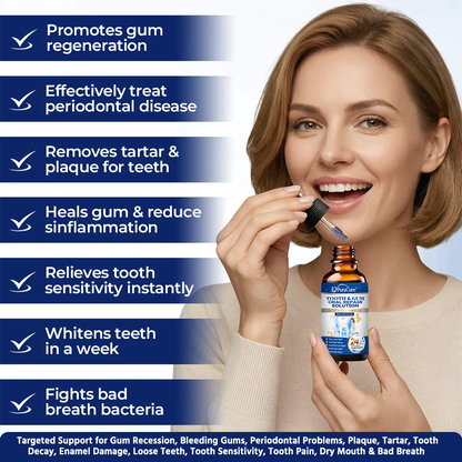 🦷 US Official Store | PuraCure® Tooth & Gum Oral Repair Solution | Powered by Bee Venom Peptides × Collagen × Postbiotics × Beta-Glucanase to Fight Plaque, Tartar, Tooth Pain, Bad Breath & Weak Teeth