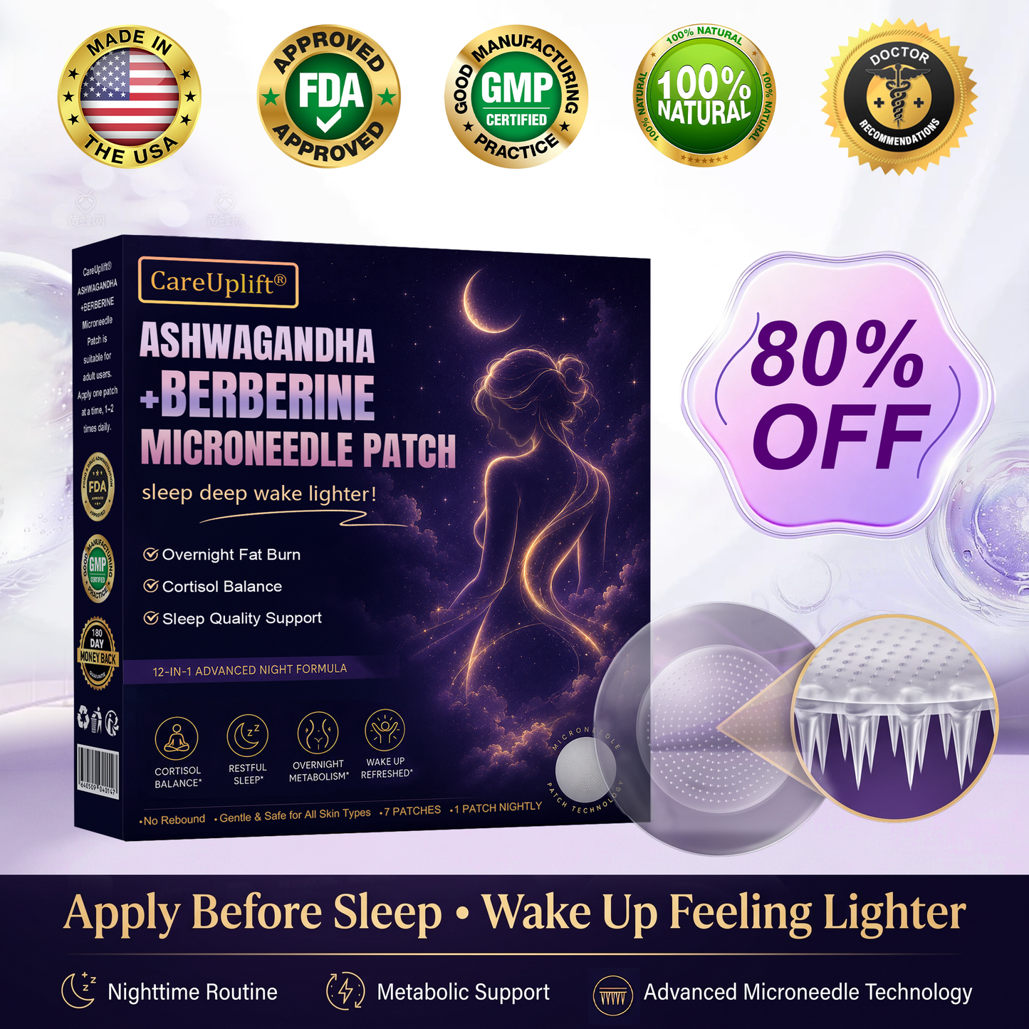 💜✨ CareUplift® hat gerade dein exklusives Upgrade freigeschaltet! 🌙 Sichere dir heute 50 % Rabatt auf dein Overnight Metabolic Support Patch. Dieses exklusive Angebot ist nur noch 2 Minuten verfügbar!