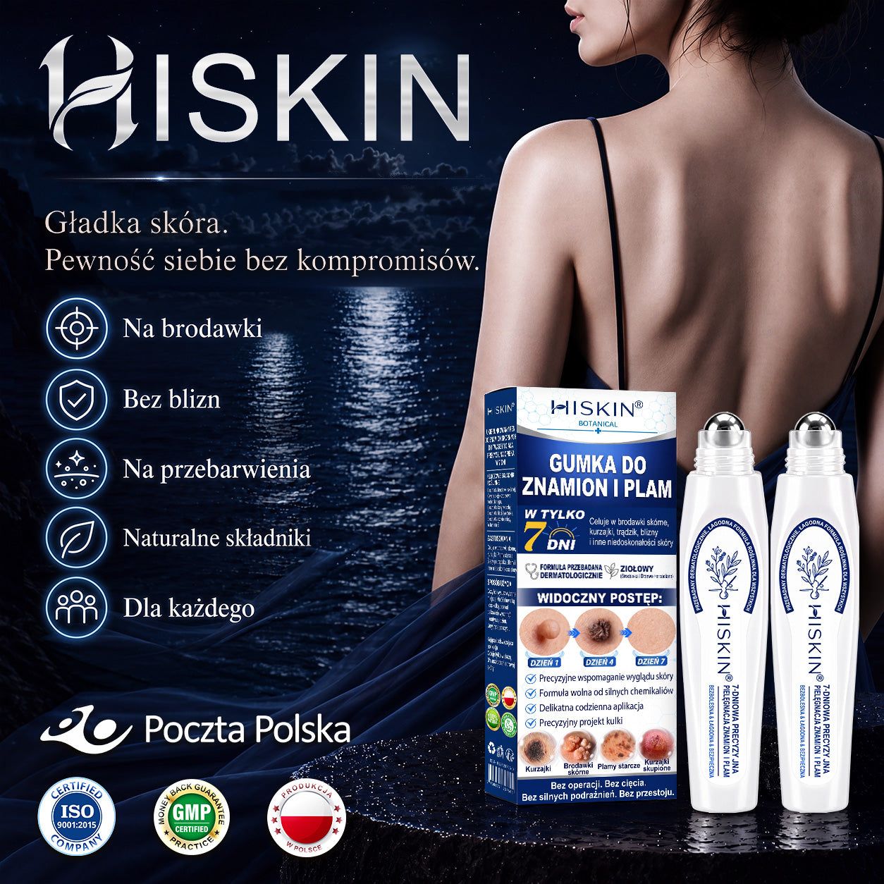 🍀 Hiskin® | 7-dniowy remover włókniaków i przebarwień ✨ Bez bólu, bez blizn